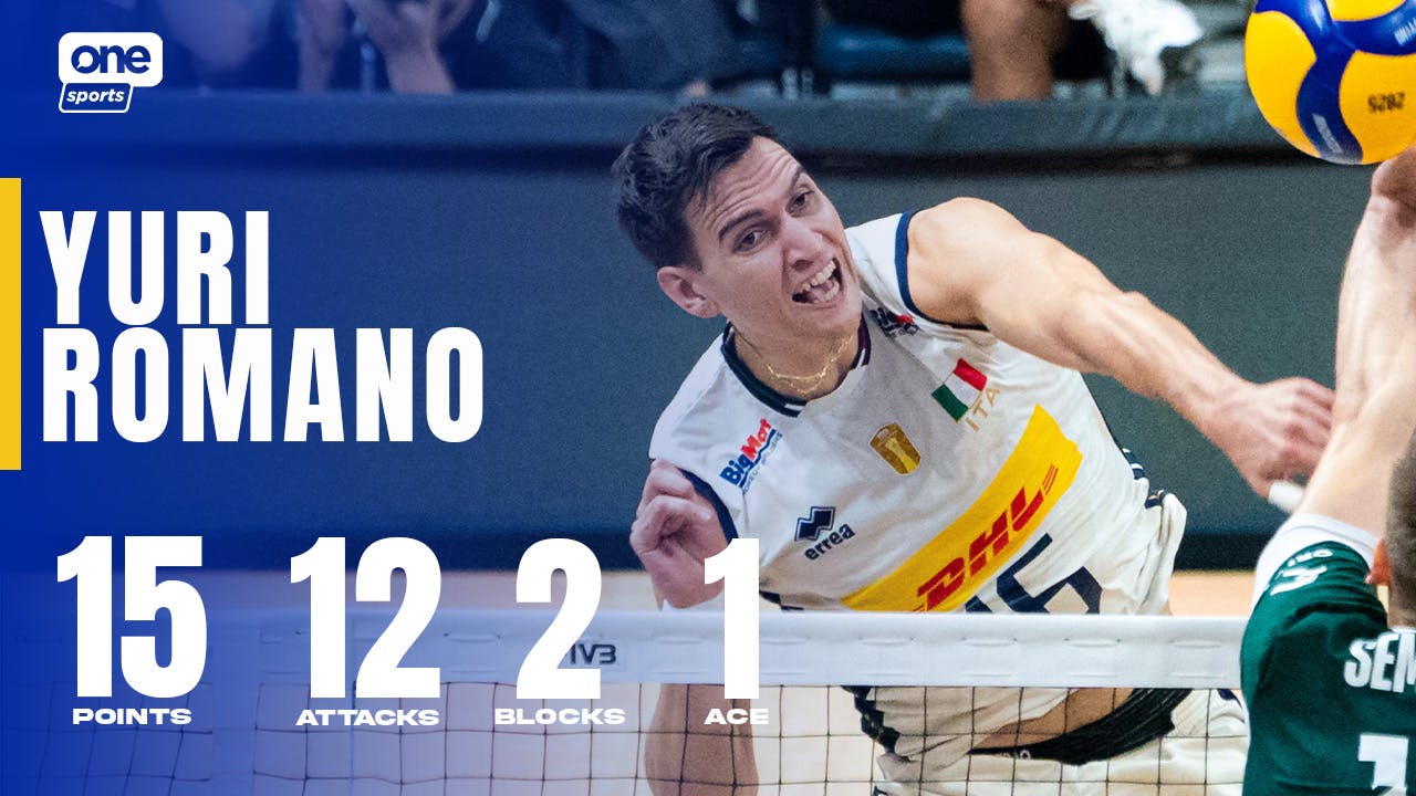 Yuri Romano fires 15 to help Italy sweep Poland in semis | FIVB Highlights